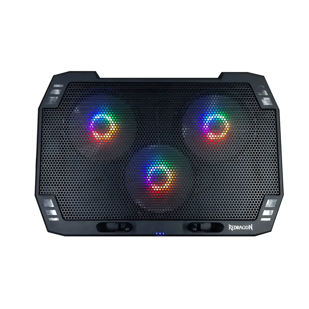REDRAGON INGRID GCP511 LAPTOP COOLER 3 FANS RGB REDRAGON INGRID GCP511 LAPTOP COOLER 3 FANS RGB